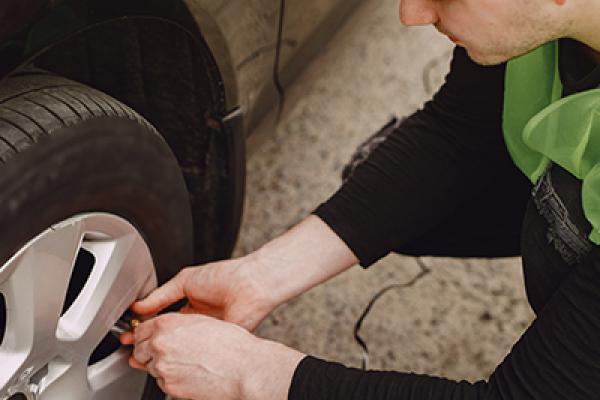 Check your tyre pressure